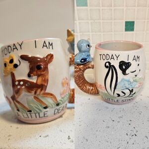 Vintage Childrens Whistle Mug Kitsch